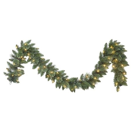 SANTAS FOREST Lodgepole Garland, BO, Clr, 9 ft 29717